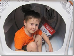 Danny in the dryer