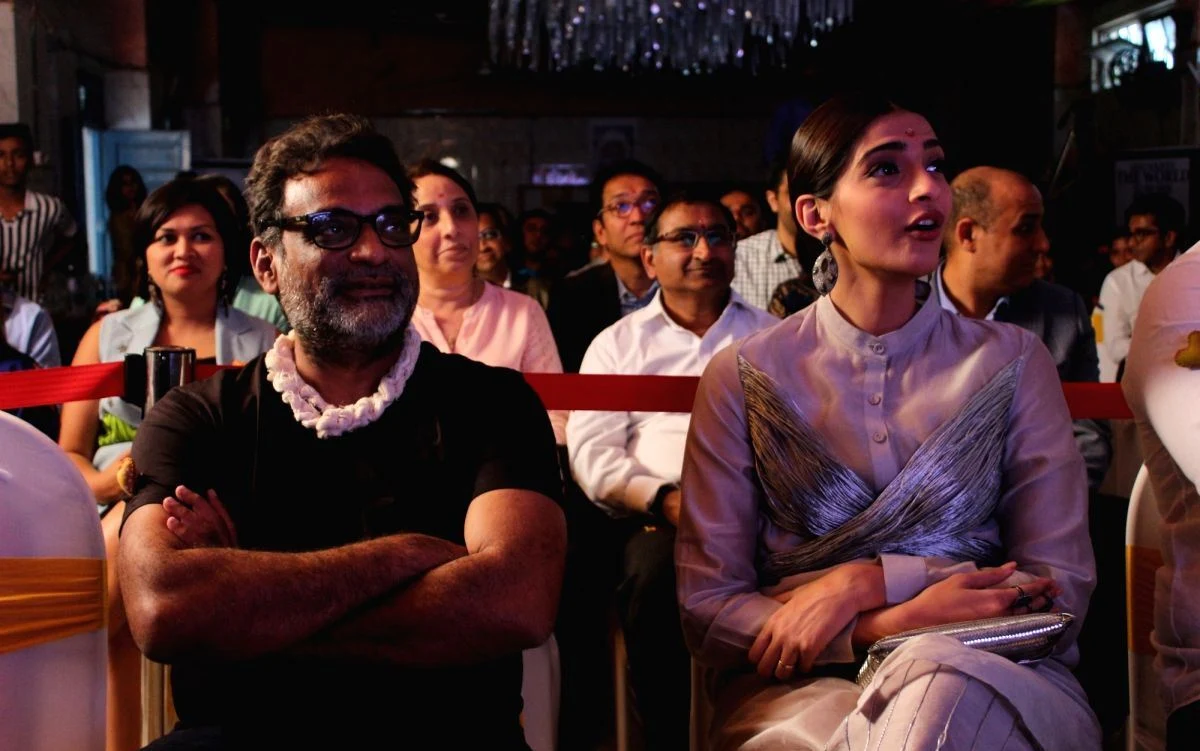 Actress Sonam Kapoor at the promotion of Hindi Film PadMan