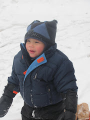 Having fun outside in the snow