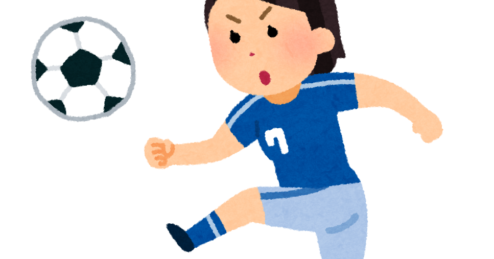 コーナーキックのイラスト 女子サッカー かわいいフリー素材集 いらすとや