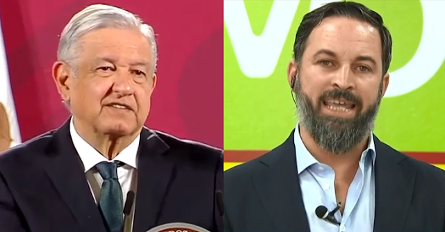 López Obrador y Santiago Abascal