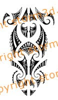 high resolution fern tattoo design forearm maori