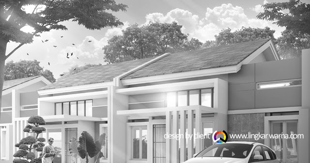 Desain rumah minimalis type 64 luas tanah 112m2 ~ 1000 