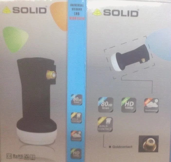 Solid Brand Launched High Gain Universal LNB with 80dB Gain