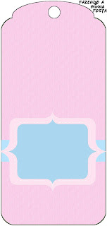 Pink and Light Blue: Free Printable Candy Bar Labels.