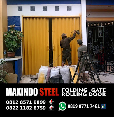 Folding gate murah di karangjaya bekasi