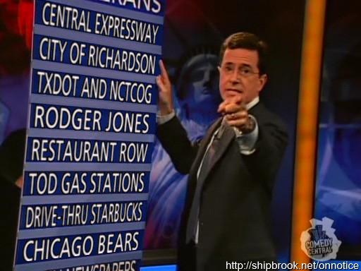 Colbert Notice Board