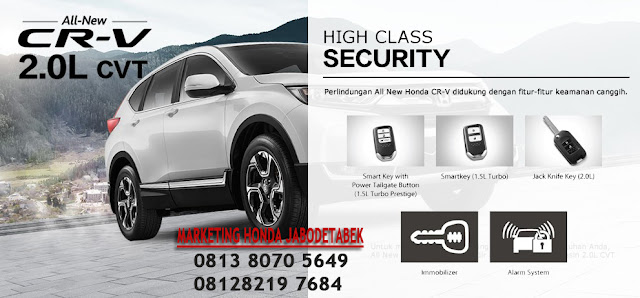 perlindungan keamanan kendaraan pada honda all new cr-v indonesia