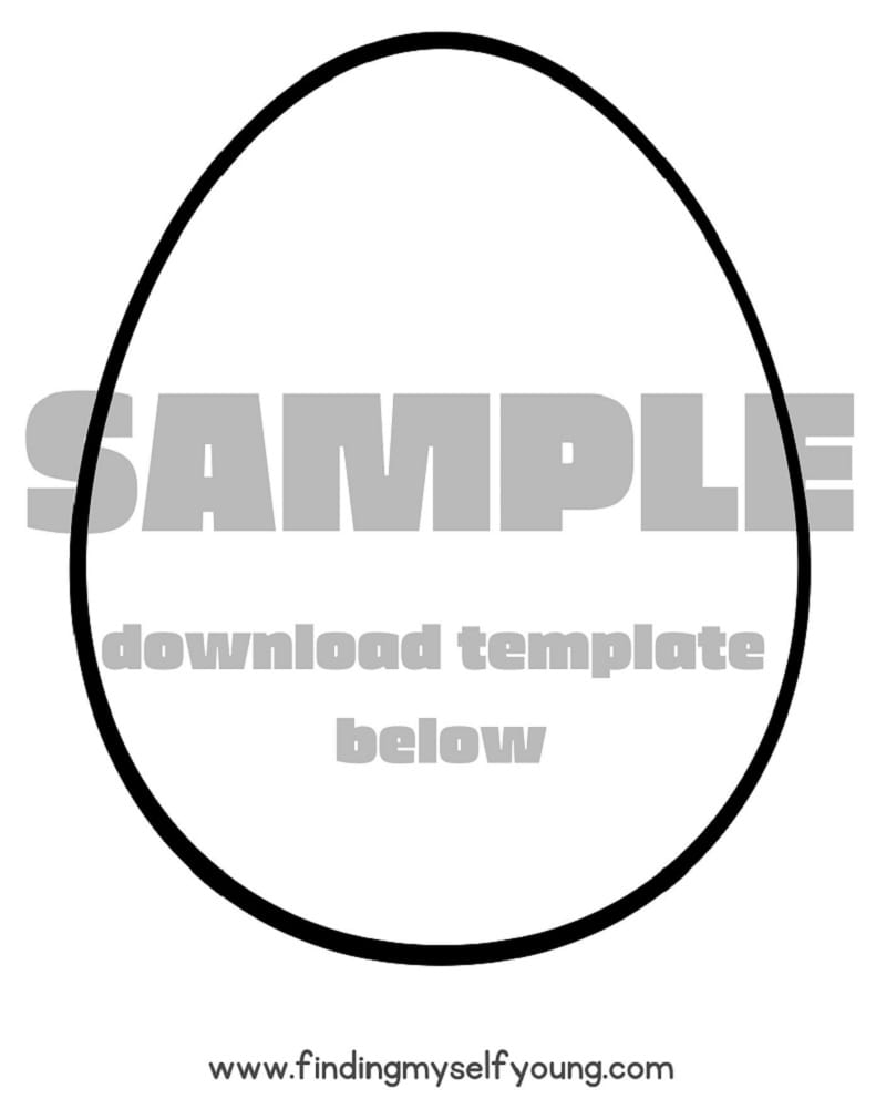 sample free egg template