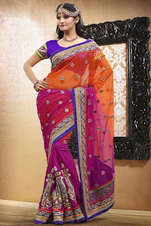 Indian Beautiful Party Wear Sarees Collection 2013 for Women