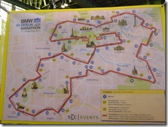 Marathon Route in Berlin