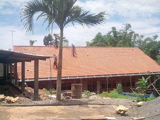 Proyek Rangka Atap Baja  Ringan  di SMK Muhammadiyah 6 