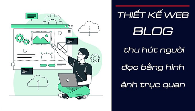 Thiết kế web blog thu hút người đọc bằng hình ảnh trực quan