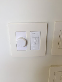 picture of a volume control and lutron pico remote 