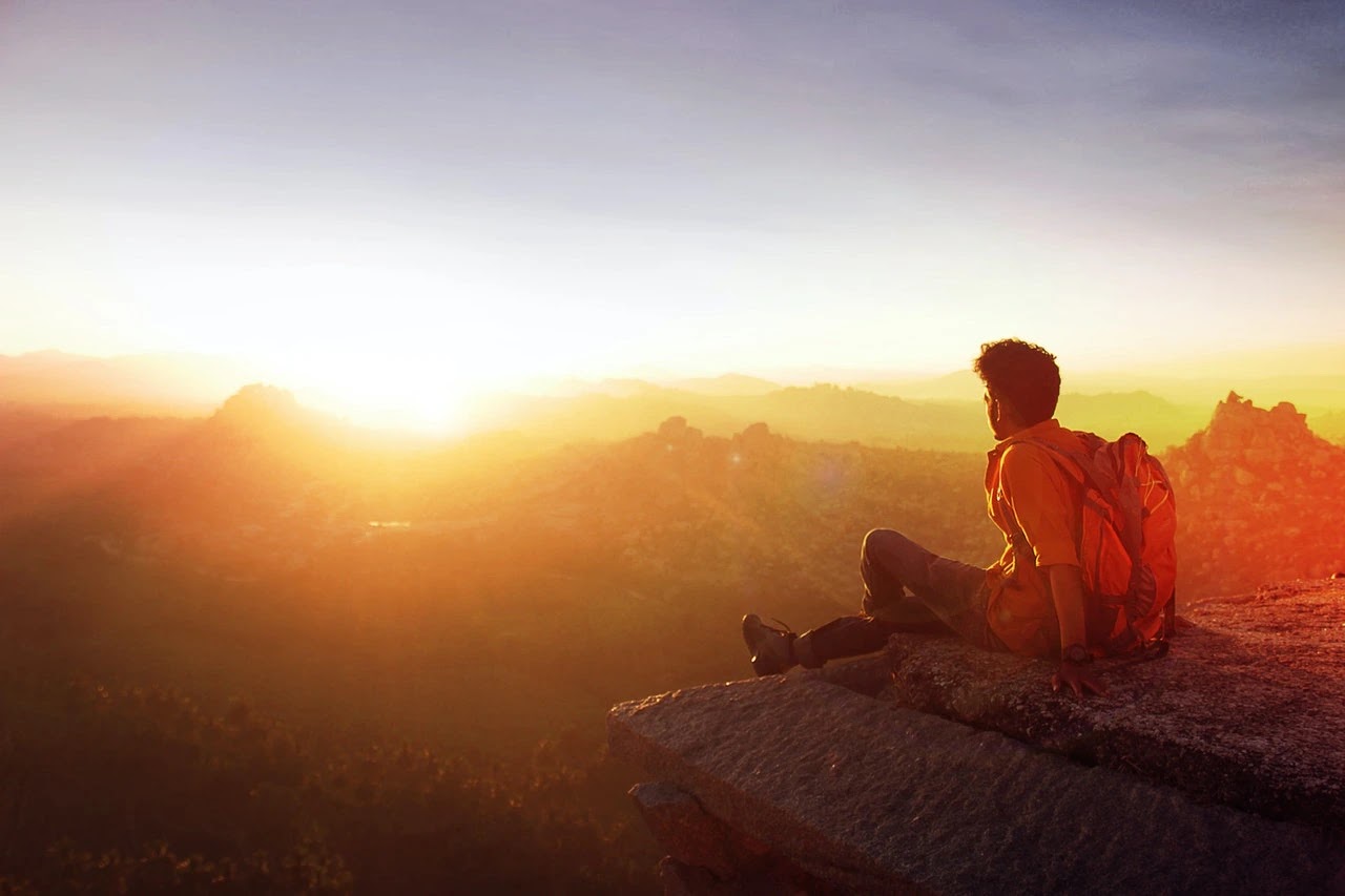 anak gunung pecinta pagi sunrise