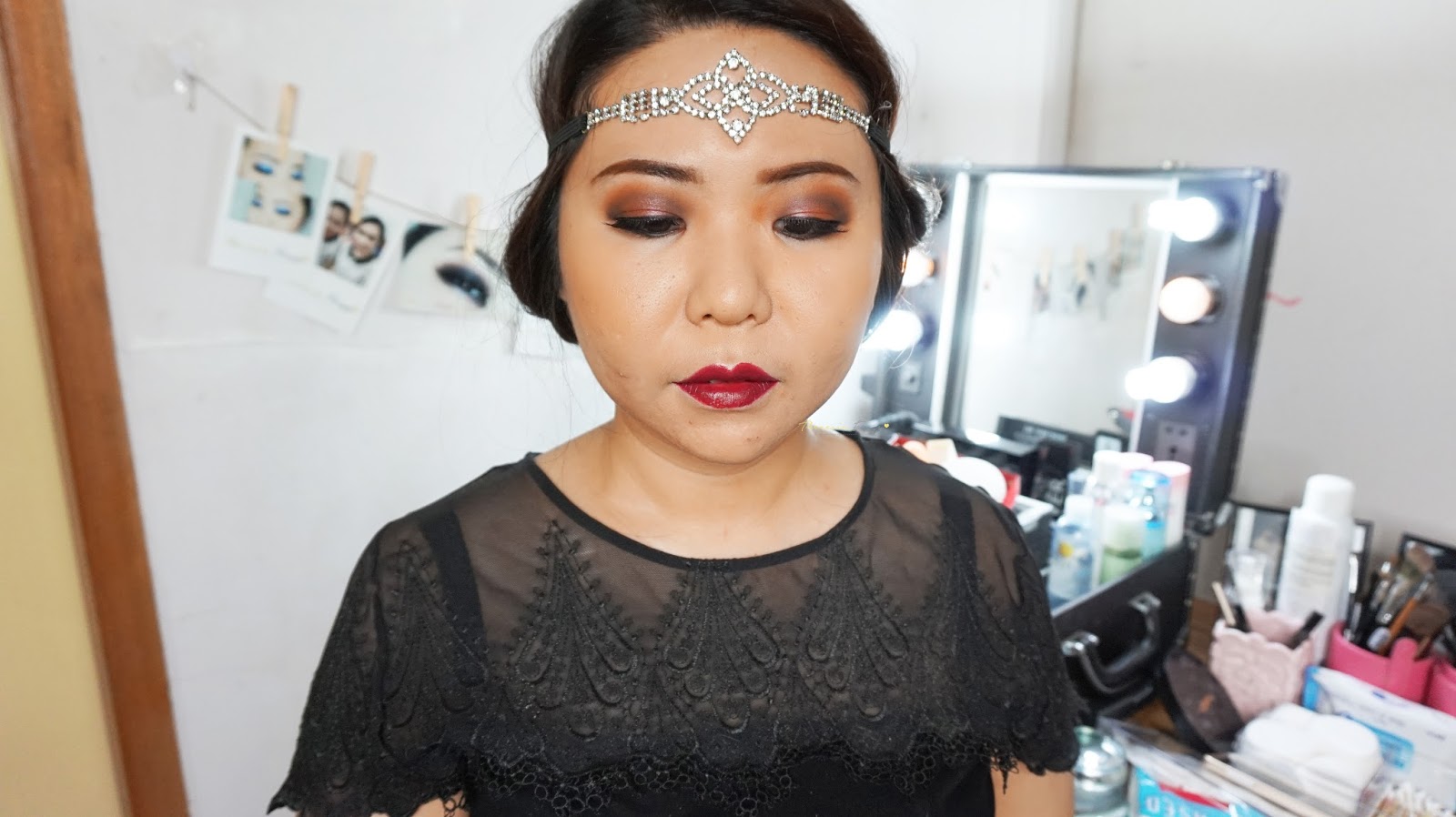 EASY 1920S GATSBY INSPIRED VINTAGE MAKEUP TUTORIAL WITH MAKEUP
