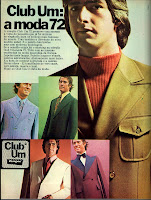 propaganda ternos Club Um - 197; moda anos 70; propaganda anos 70; história da década de 70; reclames anos 70; brazil in the 70s; Oswaldo Hernandez