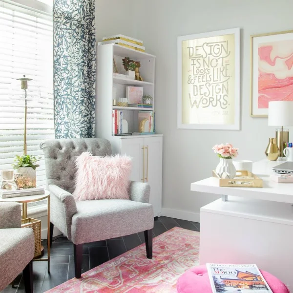 create a functional and fabulous home office