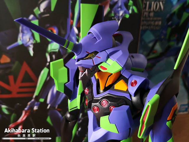 Review de la figura DYNACTION EVA 01 + Spear of Cassius de Evangelion - Tamashii Nations