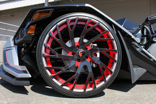 Polaris Slingshot on Forgiato Wheels - #Polaris #Slingshot #Forgiato #Wheels #tuning