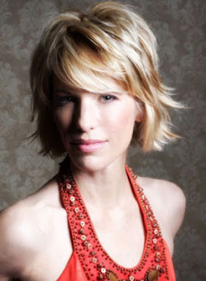 Short Layered Hairstyles For Round Faces