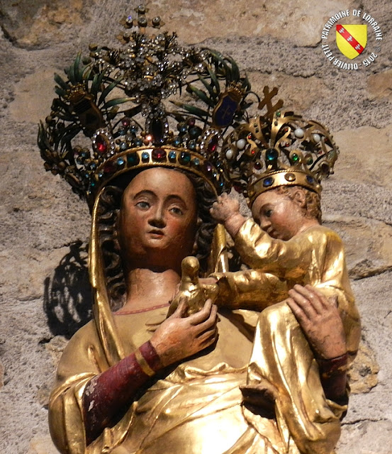 SAXON-SION (54) - Vierge à l'Alérion (XIVe siècle)