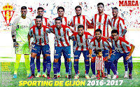 REAL CLUB SPORTING DE GIJÓN - Gijón, Asturias, España - Temporada 2016-17 - Cuéllar, Sergio Alvarez, Meré, Dude Cop, Amorebieta y Lillo; Burgui, Moi Gómez, Victor Rodríguez, Nacho Cases e Isma López - SPORTING DE GIJÓN 2 (Cop y Víctor Rodríguez) ATHLETIC CLUB DE BILBAO 1 (Borja Viguera) - 21/08/2016 - Liga de 1ª División, jornada 1 - Gijón, Asturias, estadio del Molinón