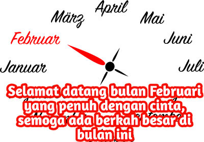 ucapan selamat datang bulan februari 2021