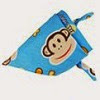 Image: TOOGOO(R) Cute Triangle Baby Sling Slobber Towel Scarf Shawl-Random Color