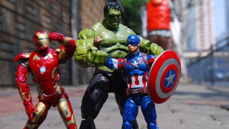 Marvel Superhero figurines