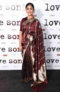 Mrunal Thakur At Love Sonia Movie Premiere in London