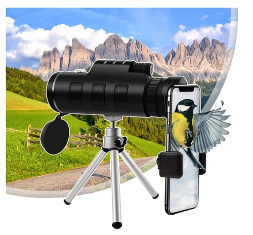 Halafs 40X60 Monocular Telescope for Smartphone
