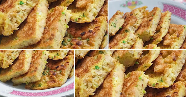 Resep Telor Dadar Tempe. Bahan Kaki Lima, Rasa Bintang 