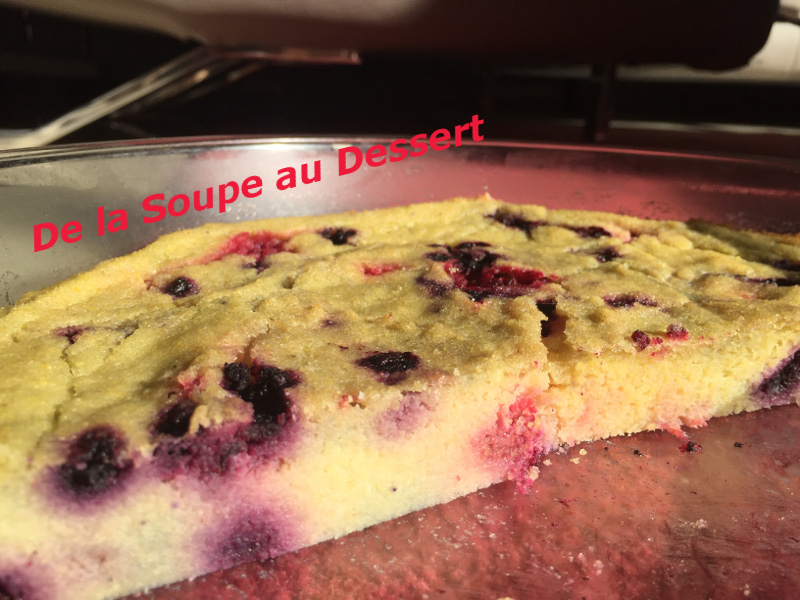 De La Soupe Au Dessert Gateau De Polenta Aux Fruits Rouges Sans Gluten
