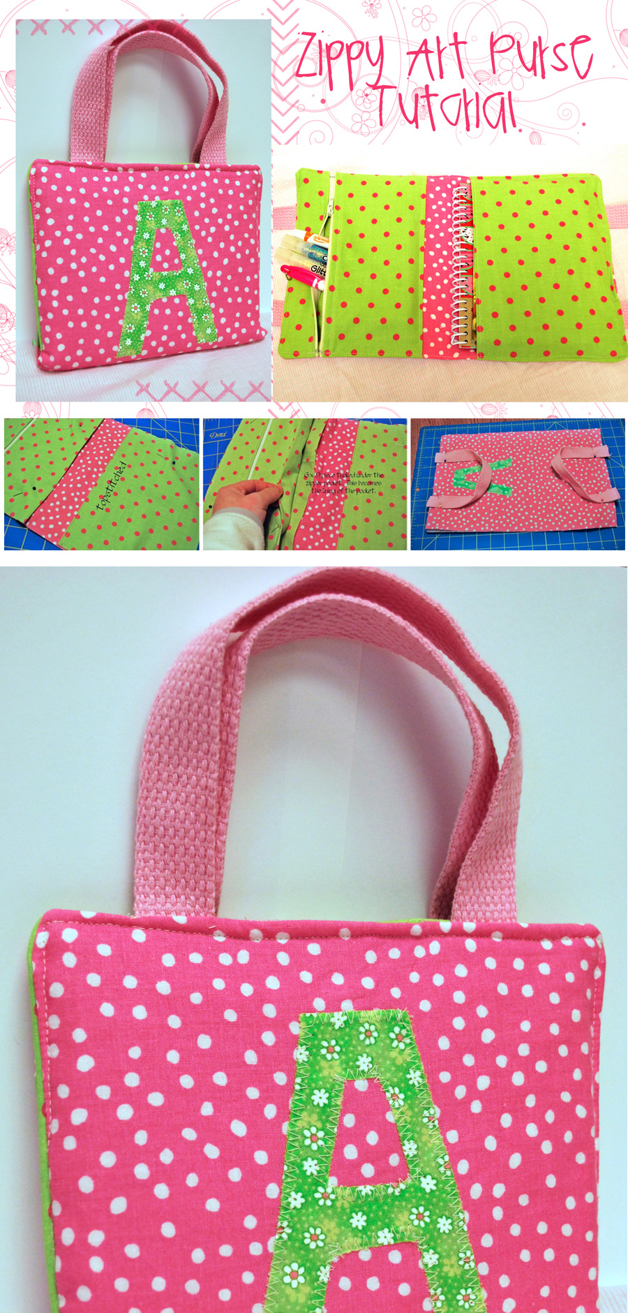 Art Purse Bag Tutorial