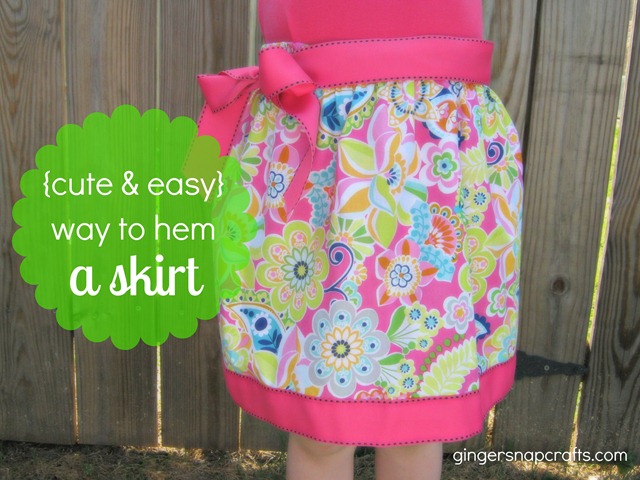 how to hem a skirt