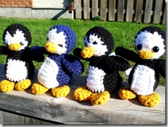 crochet yarn penguin