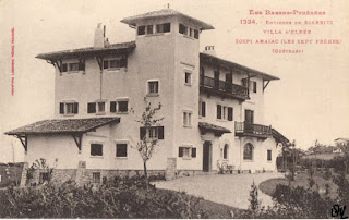 pays basque autrefois villa guéthary d'elbée