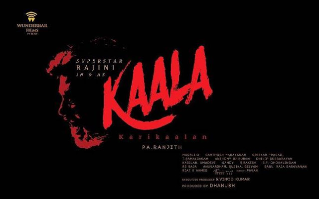 Rajinikanth’s  Kaala First Look Revealed 