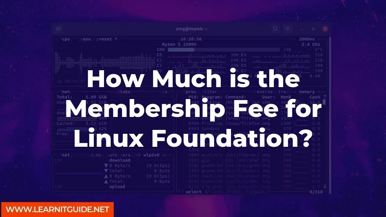 How Much is the Membership Fee for Linux Foundation