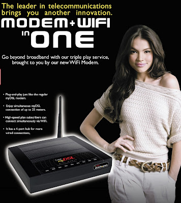 PLDT MyDSL Wifi Modem Poster