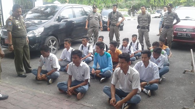 Satpol PP Padang Pariaman,  Tertibkan Pelajar Keluyuran Saat Jam Belajar