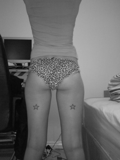 Typically star tattoos are tattooed on the woman's hips lower back wrist