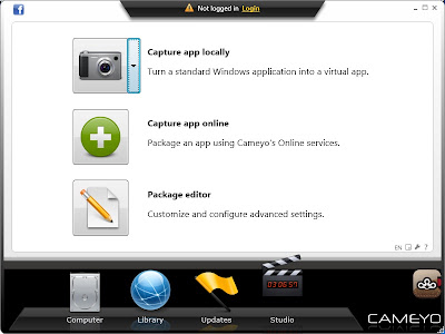 Cameyo Application Virtualization создает портативные версии программ