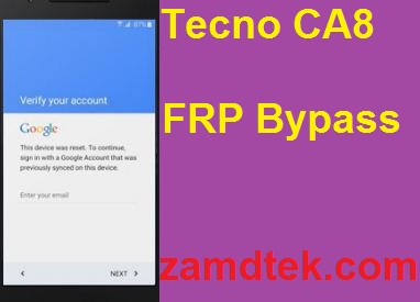 Tecno CA8 Hard reset google reset, and FRP bypass