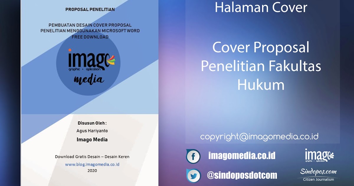 Cover Proposal Skripsi Fakultas Hukum Versi Word - Imago Media | Home Of Creativity