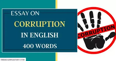 corruption essay in english with pdf