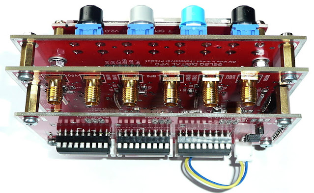 G6LBQ STM32 SI5351 VFO Boards Bottom View