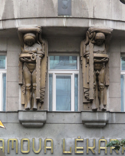 Adam pharmacy by Emil Králíček and Matěj Blecha, Wenceslas Square, Prague