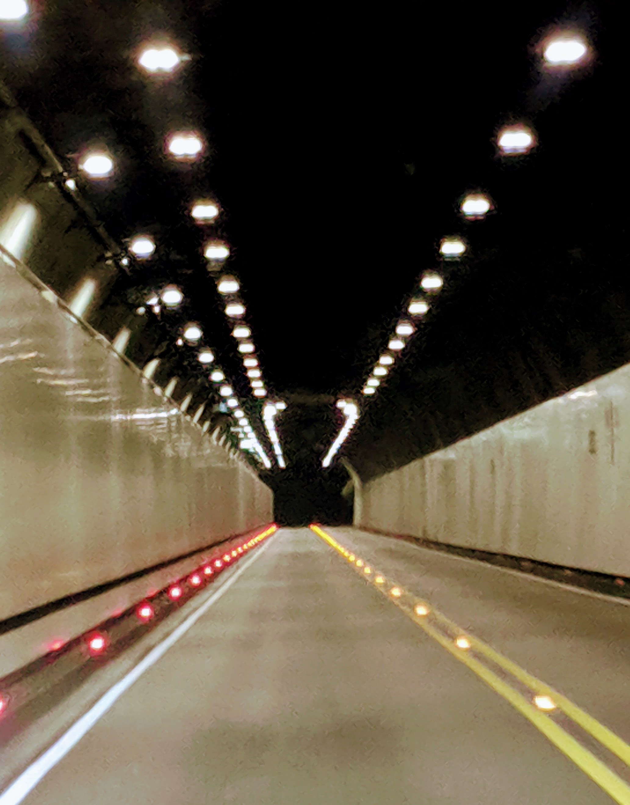 Empty bight time Mount Victoria Tunnel (Wellington, NZ)